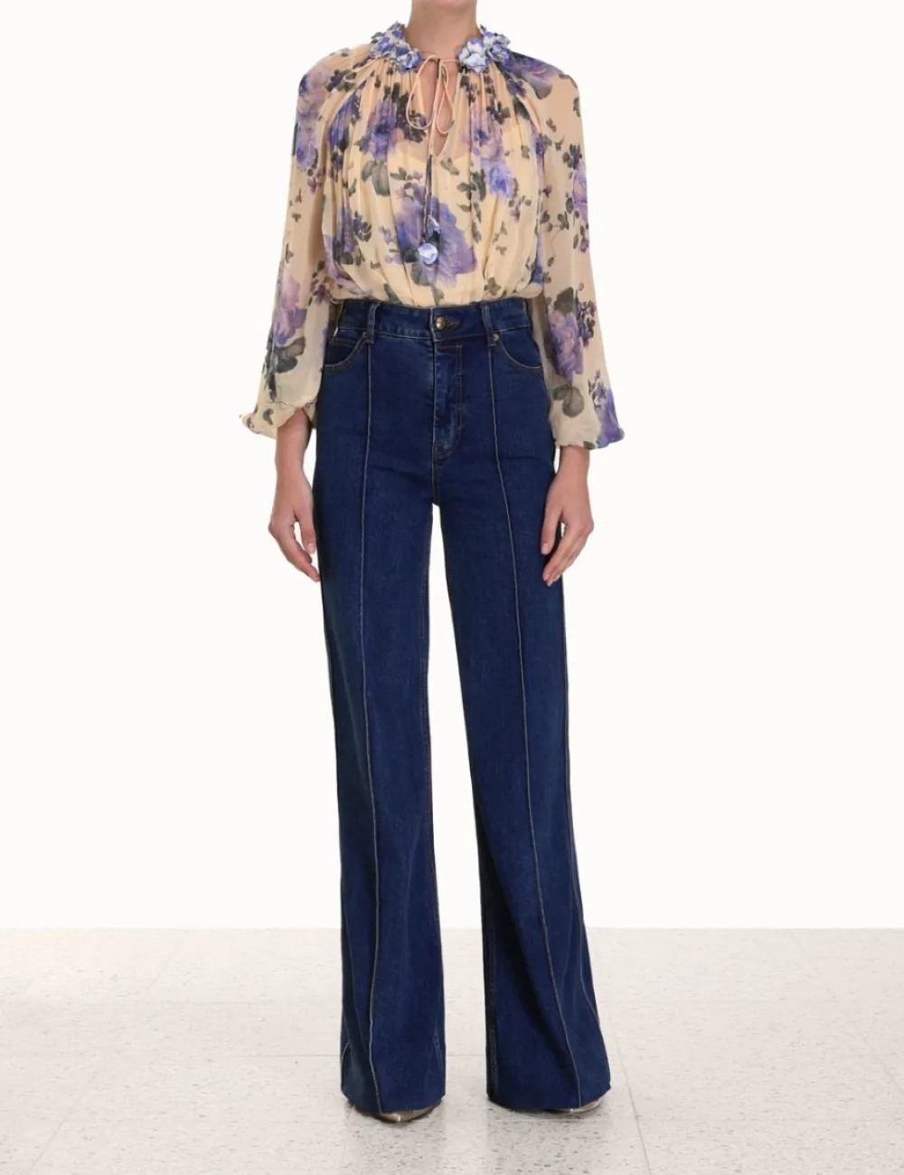 ZIMMERMANN Lyrical Billow Blouse-Women Clothing