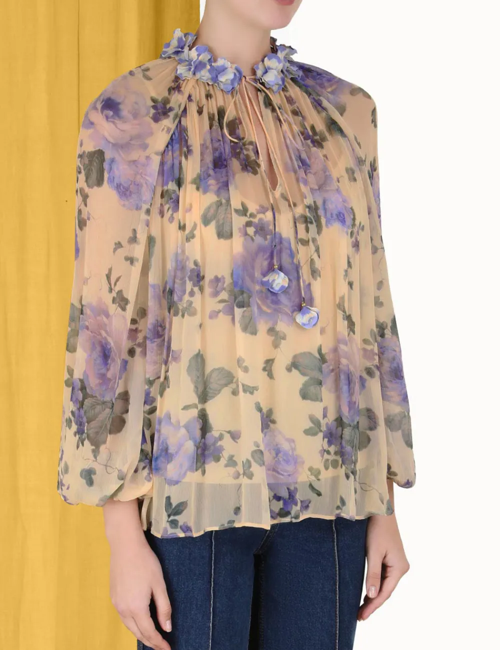 ZIMMERMANN Lyrical Billow Blouse-Women Clothing