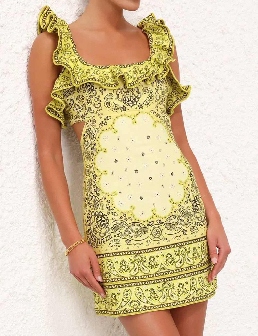 ZIMMERMANN Matchmaker Frilled Mini-Women Dresses