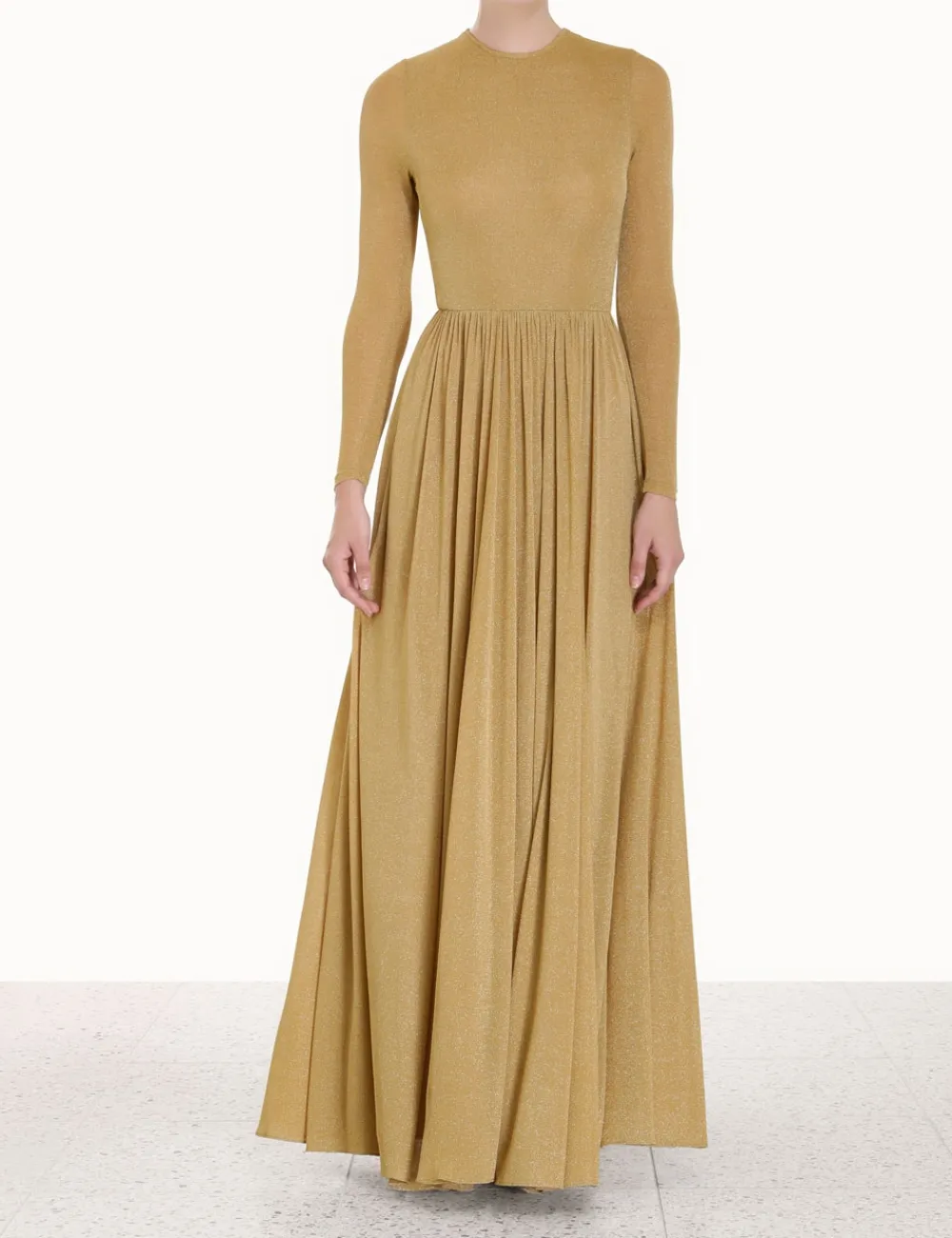 ZIMMERMANN Lyrical Lurex Gown-Women Dresses