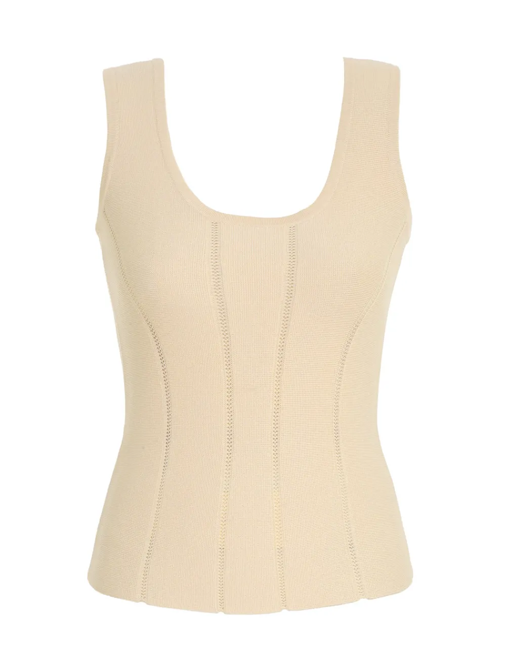 ZIMMERMANN Luminosity Knit Panelled Tank-Women Knitwear