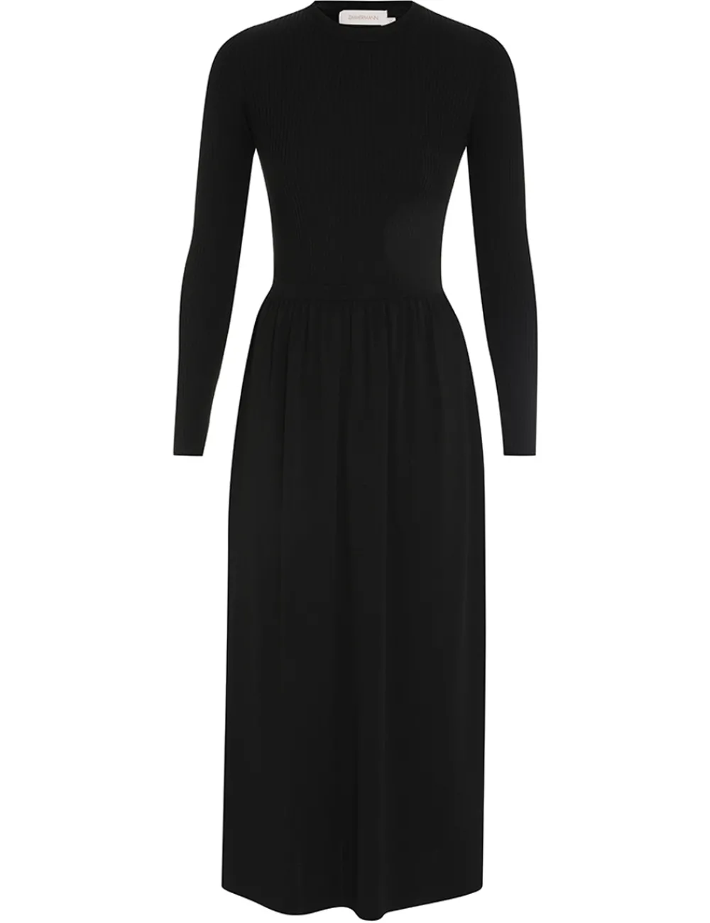 ZIMMERMANN Rib Midi Dress-Women Luminosity