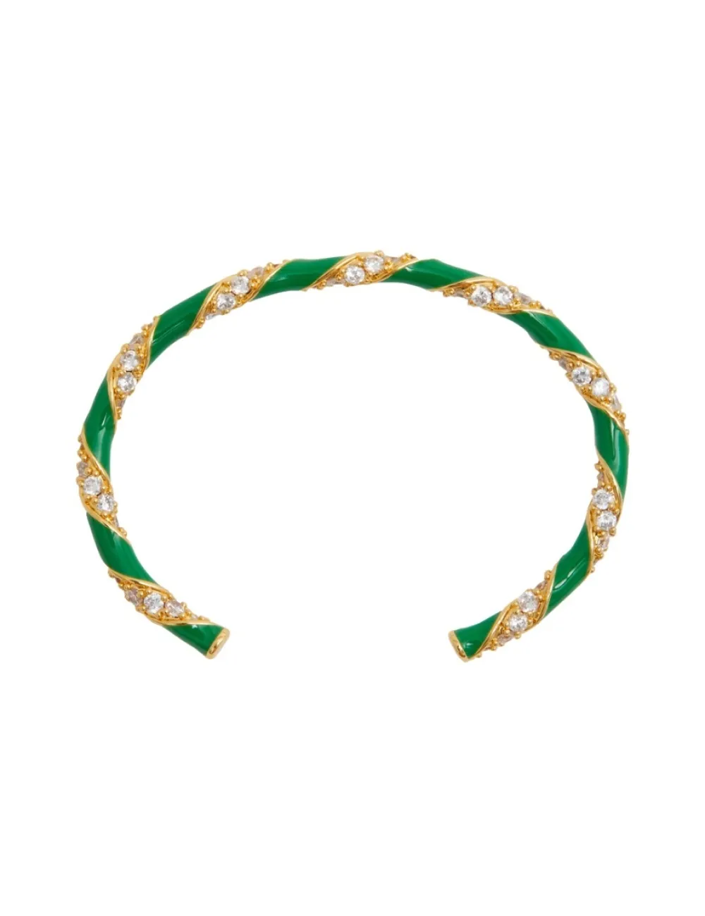 ZIMMERMANN Candy Stripe Pave Cuff-Women Bracelets