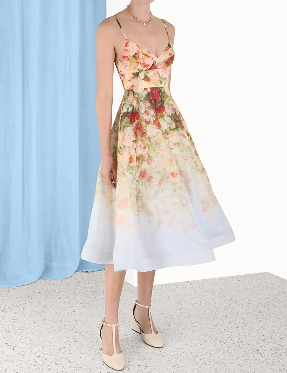 ZIMMERMANN Luminosity Picnic Dress-Women Clothing