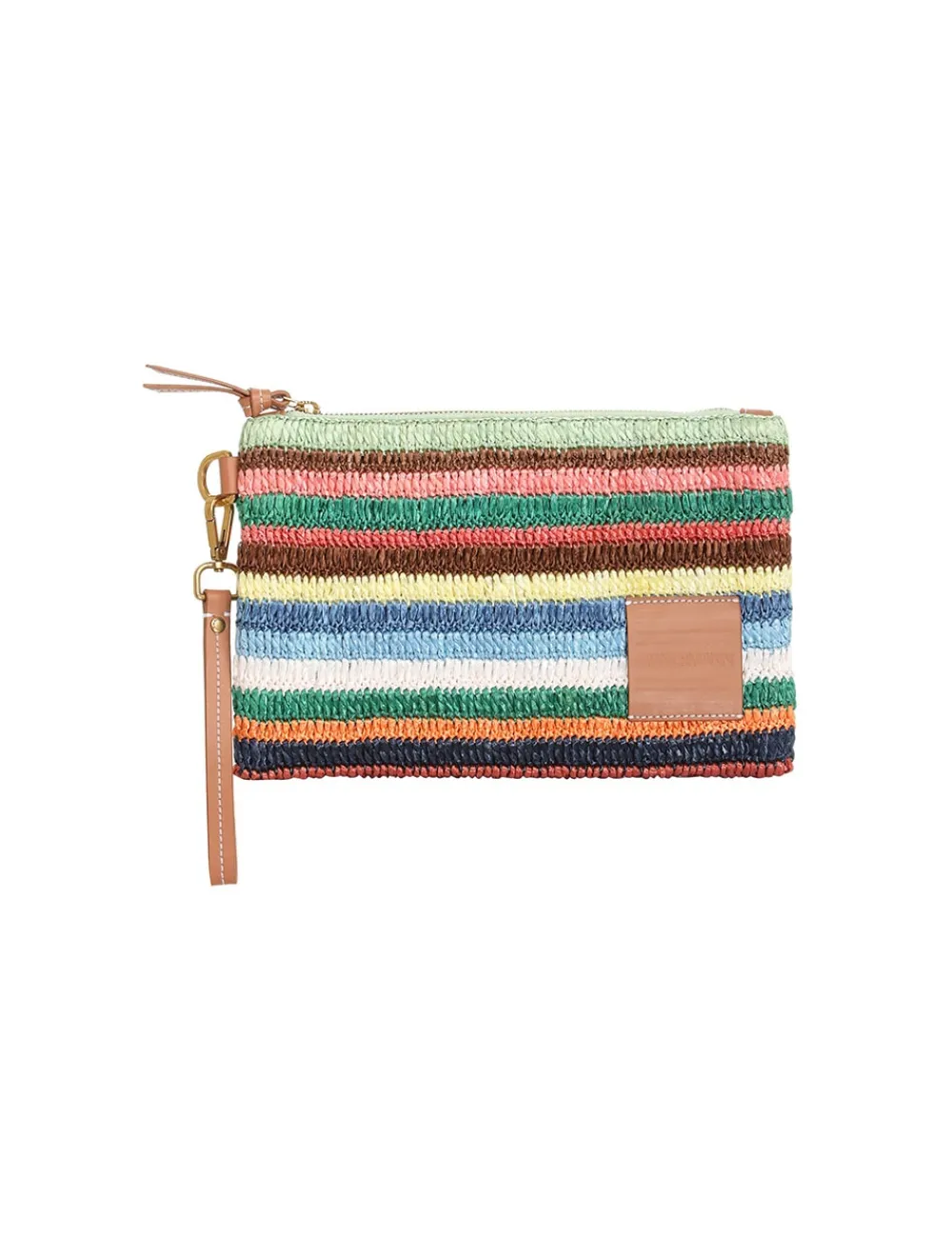 ZIMMERMANN Woven Stripe Pouch-Women Bags