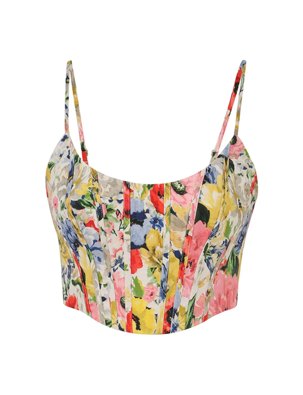 ZIMMERMANN Alight Corset Top-Women Clothing