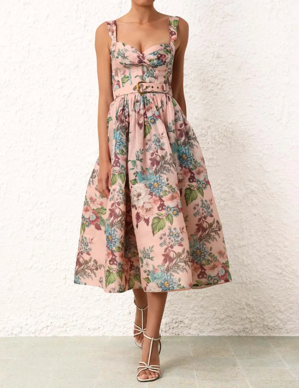 ZIMMERMANN Matchmaker Midi Dress-Women Dresses