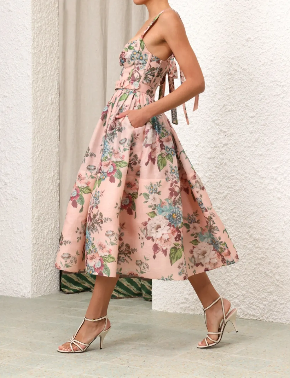 ZIMMERMANN Matchmaker Midi Dress-Women Dresses