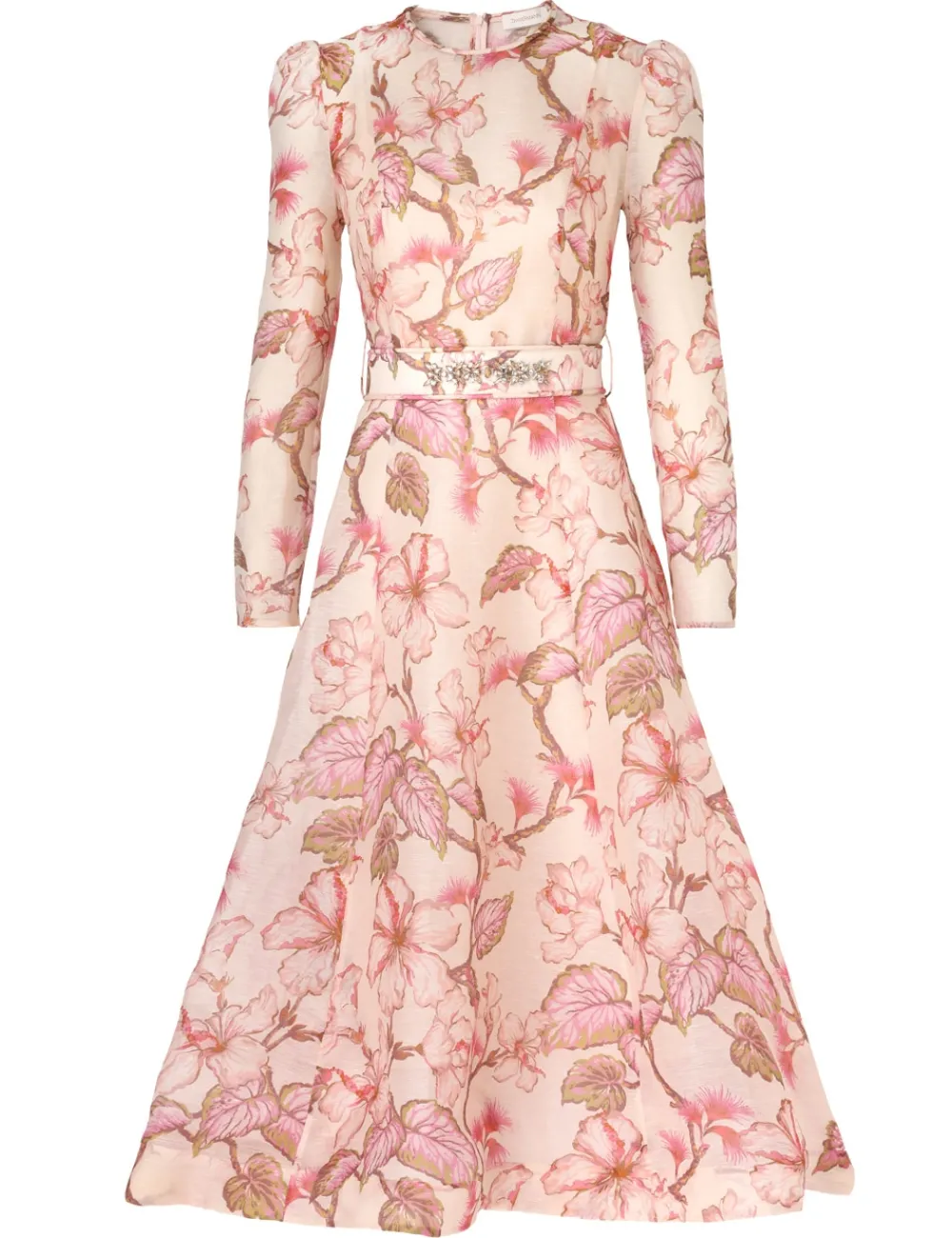 ZIMMERMANN Matchmaker Floral Midi Dress-Women Dresses