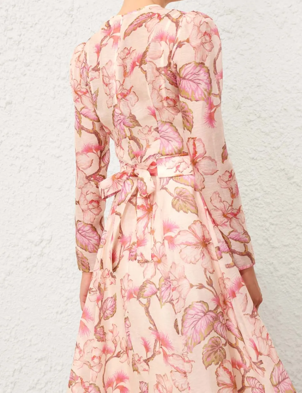 ZIMMERMANN Matchmaker Floral Midi Dress-Women Dresses