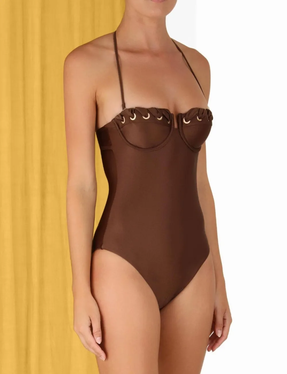 ZIMMERMANN Devi Eyelet Balconette 1Pc-Women One Pieces