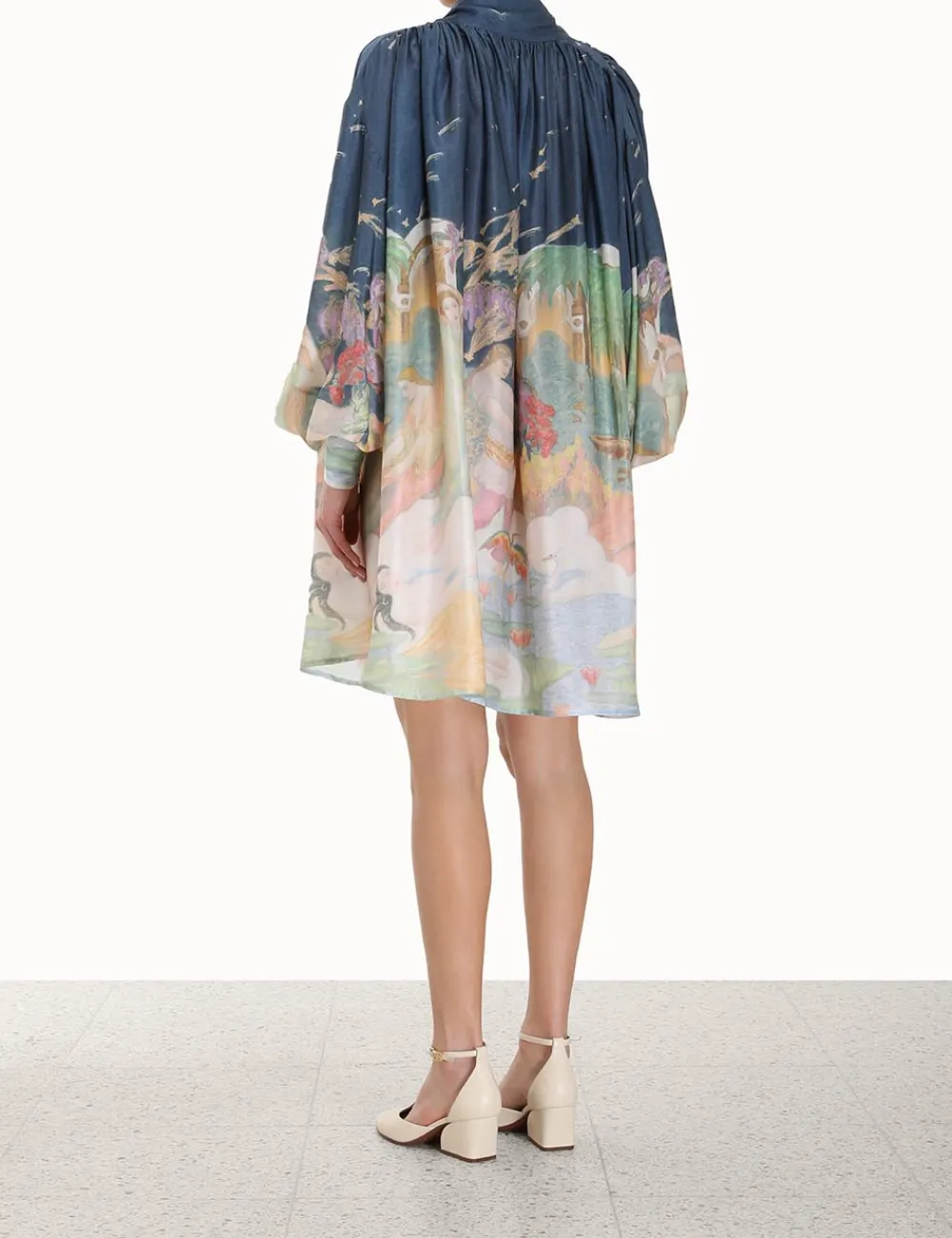 ZIMMERMANN Lyrical Barrel Mini Dress-Women Luminosity