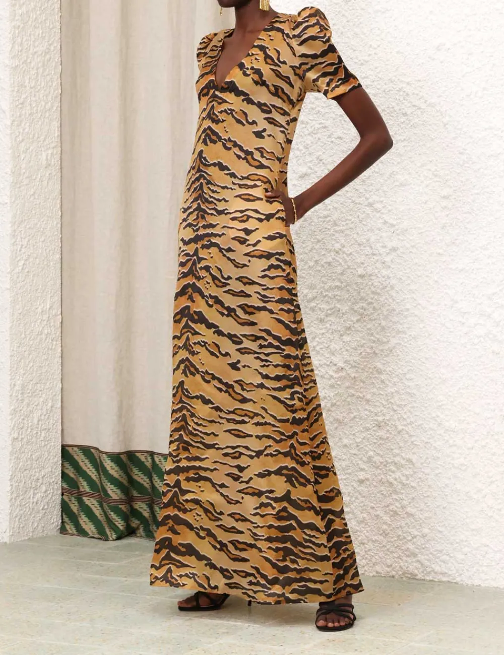 ZIMMERMANN Matchmaker Short Sleeve Maxi-Women Clothing