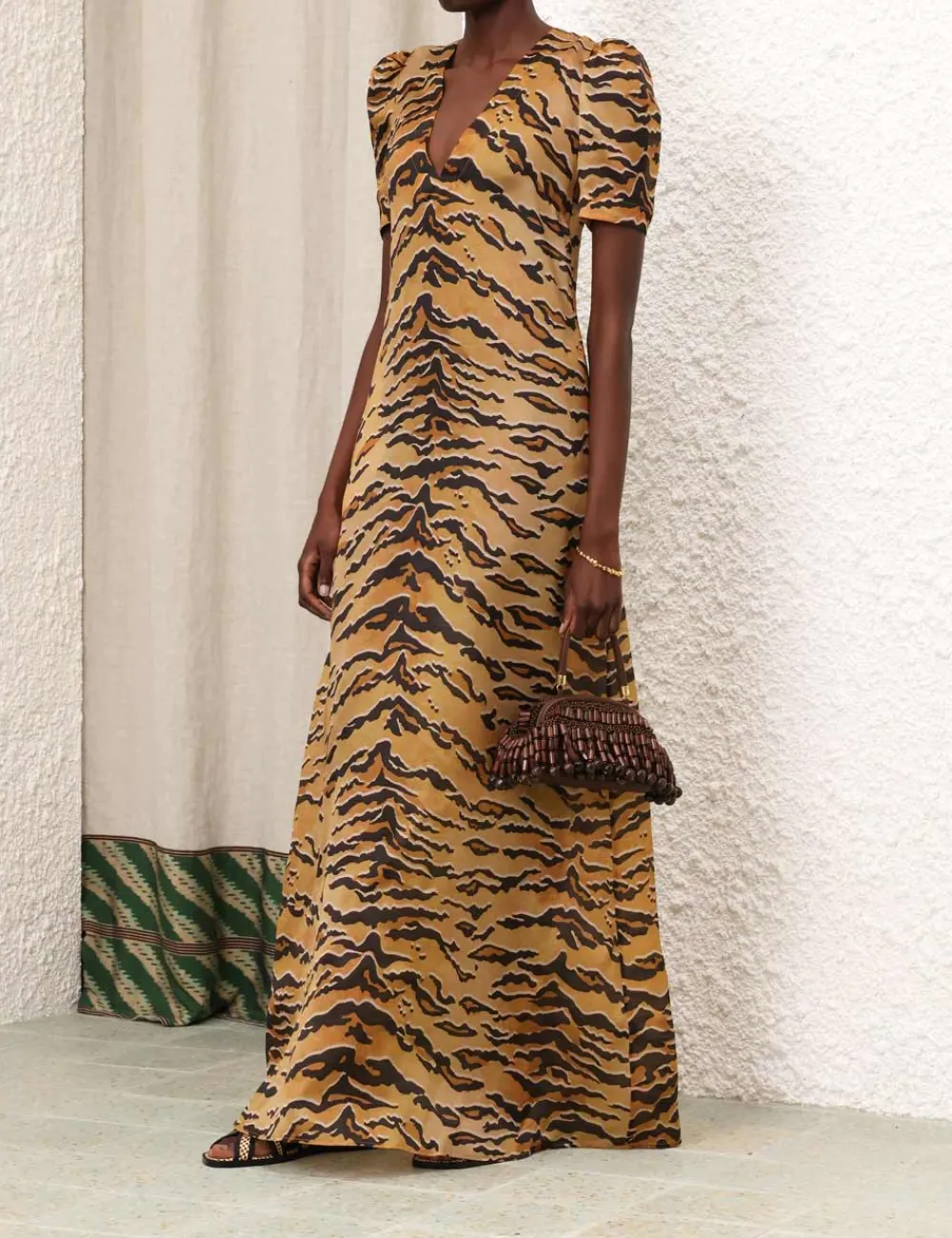 ZIMMERMANN Matchmaker Short Sleeve Maxi-Women Clothing