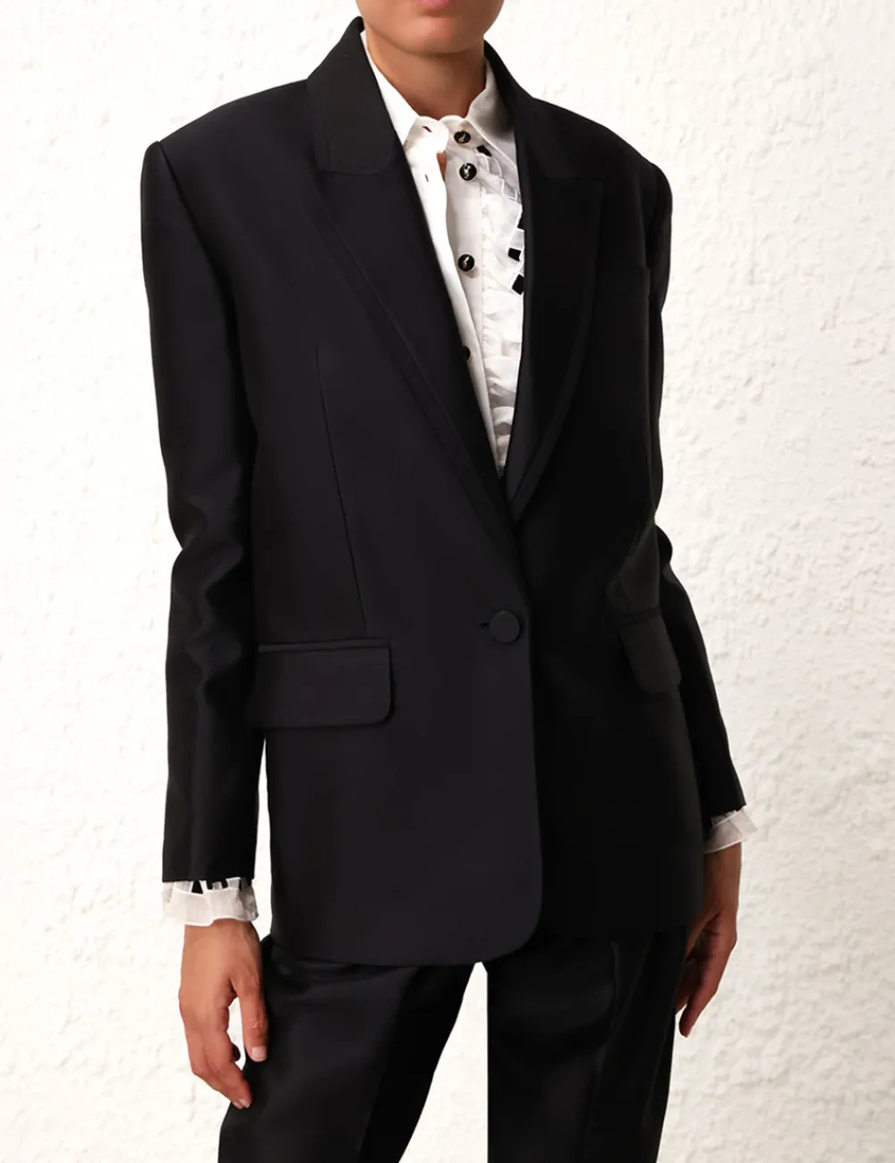 ZIMMERMANN Matchmaker Tuxedo Jacket-Women Clothing