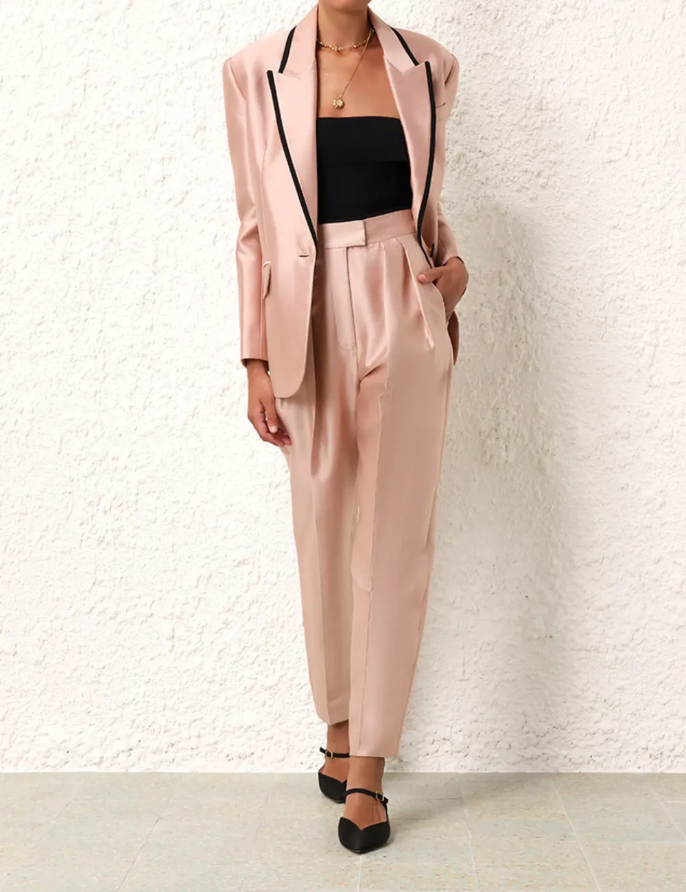 ZIMMERMANN Matchmaker Pleat Front Pant-Women Shorts & Pants