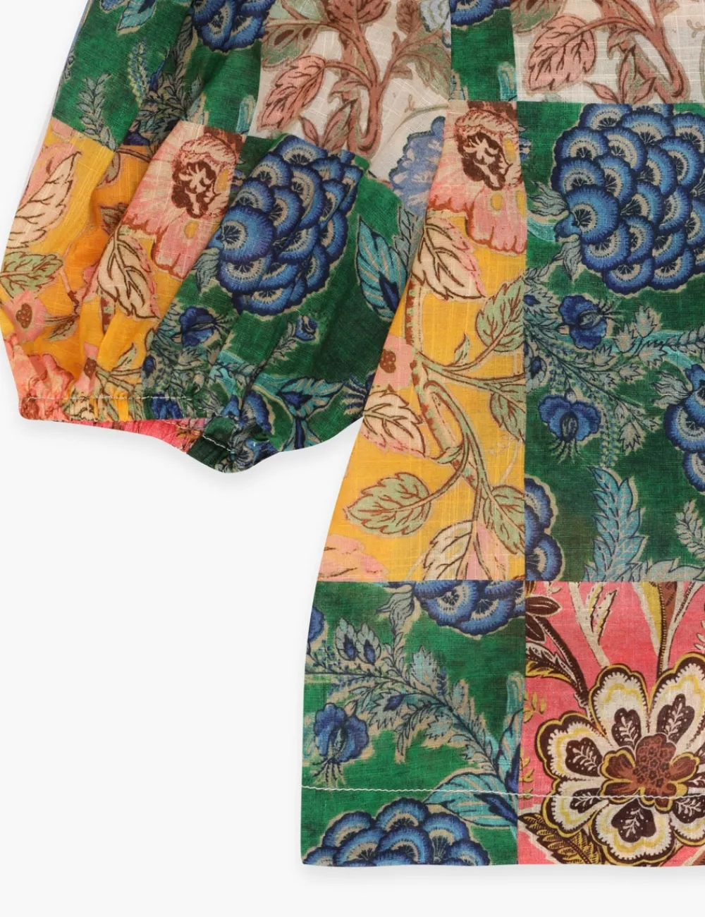 ZIMMERMANN Junie Puff Sleeve Shirt-Women Clothing