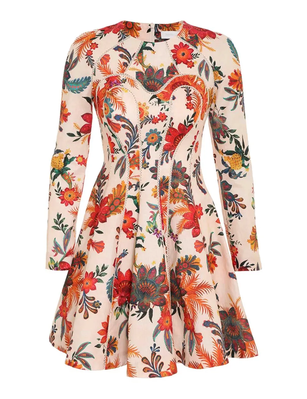 ZIMMERMANN Ginger Fit & Flare Mini Dress-Women Clothing