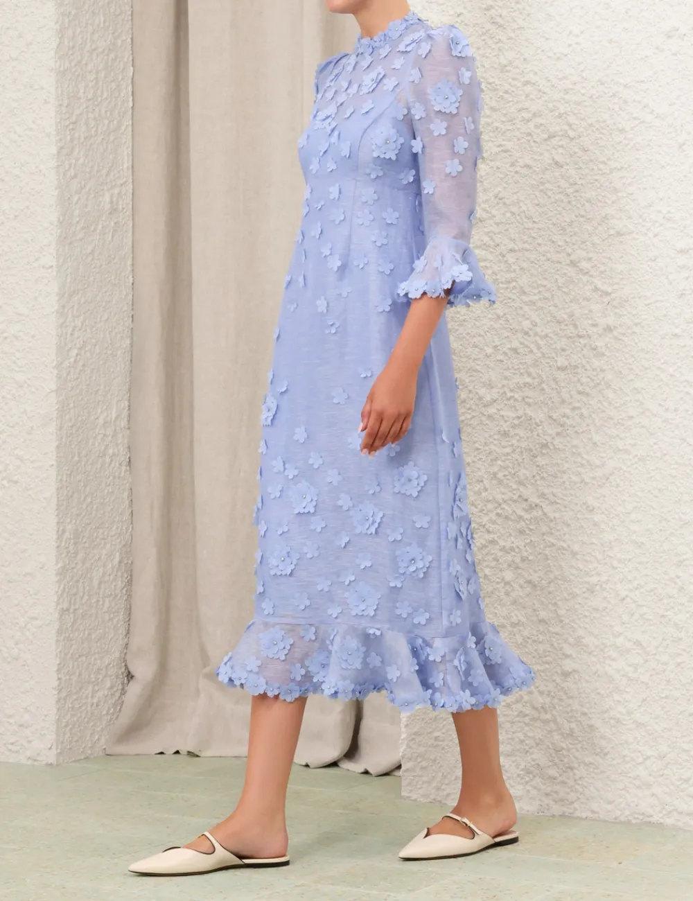 ZIMMERMANN Matchmaker Lift Off Midi-Women Dresses