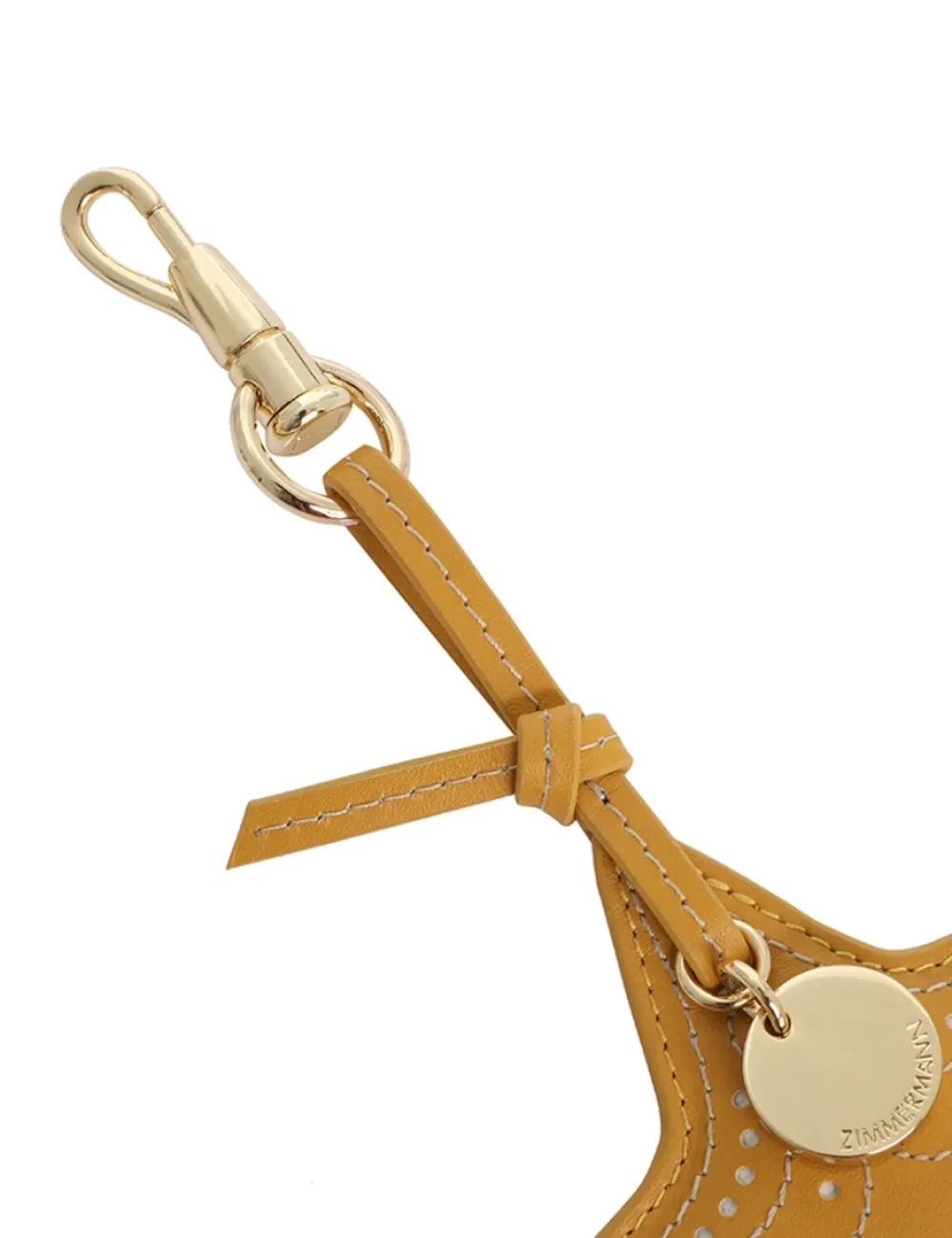 ZIMMERMANN Leather Starfish Key Charm-Women Keychains