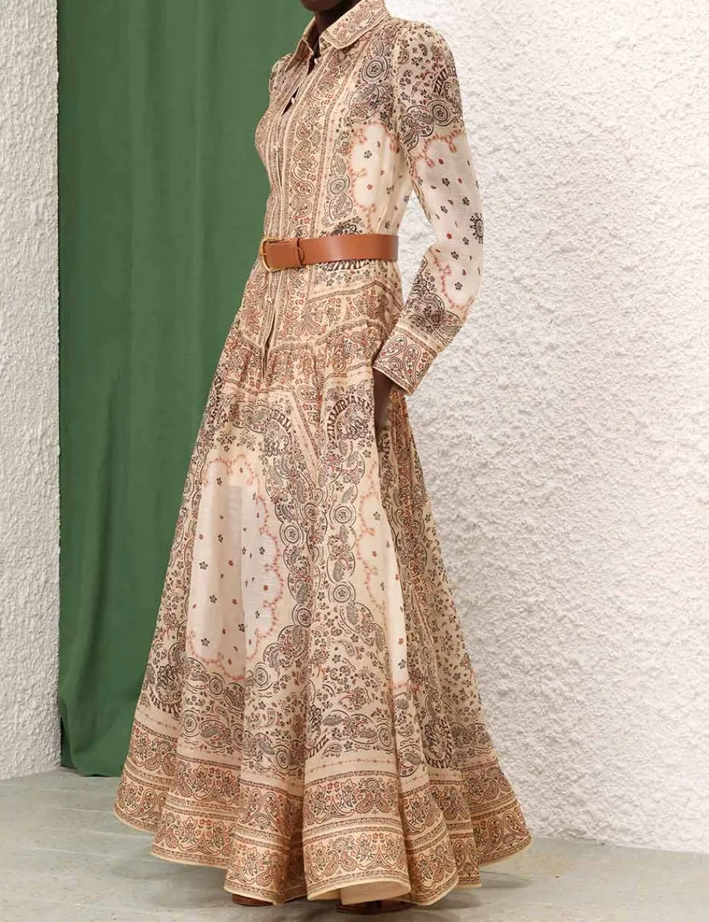 ZIMMERMANN Matchmaker Shirt Dress-Women Clothing