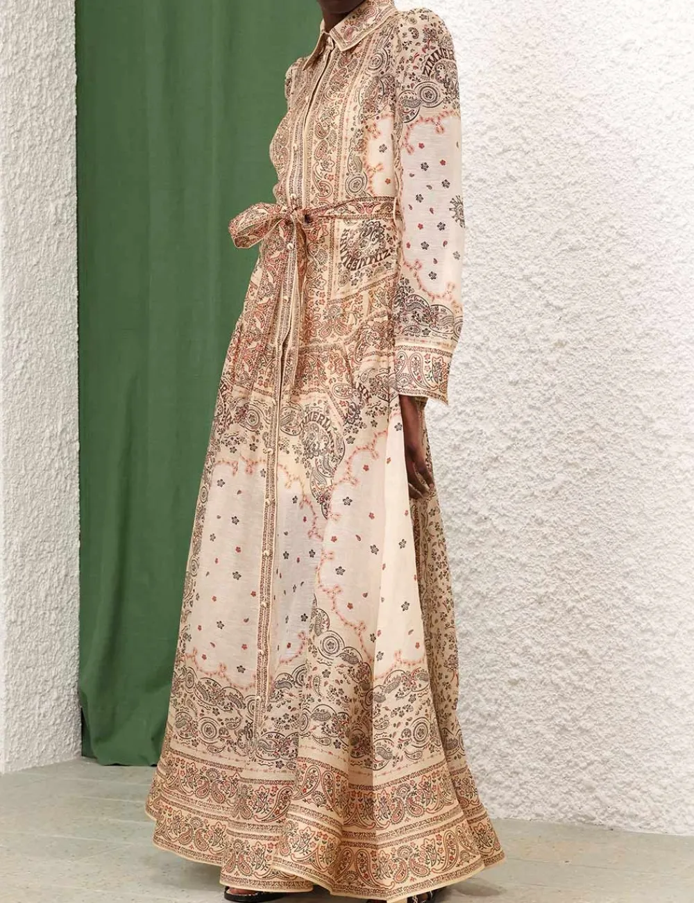 ZIMMERMANN Matchmaker Shirt Dress-Women Clothing