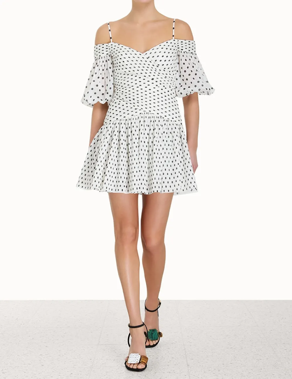 ZIMMERMANN Pleated Mini-Women Dresses